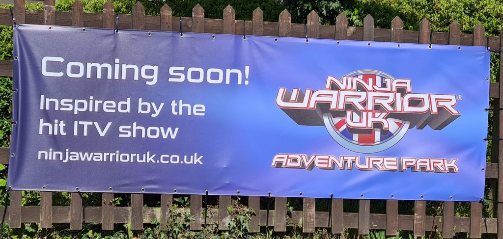 Ninja Warriors, banner, new, Watford 